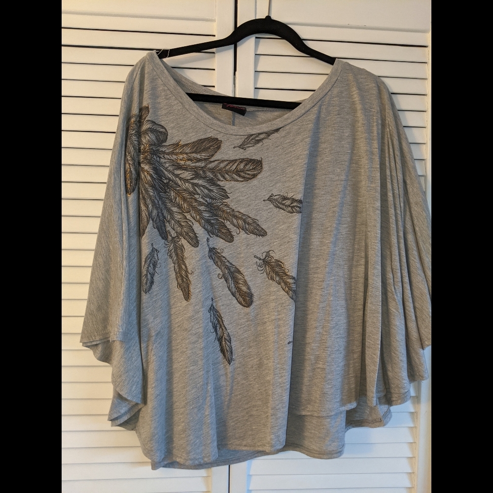 Torrid Grey Poncho